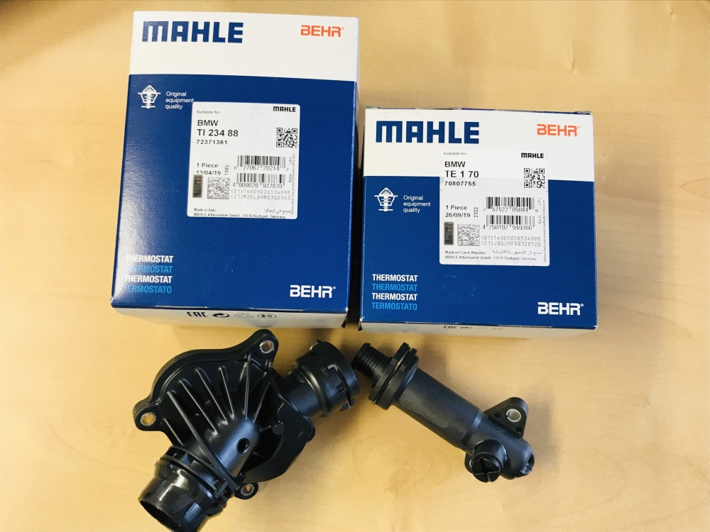 MAHLE BEHR Thermostat TI23488 + AGR Thermostat TE170 für BMW 1 3 5 6 7
